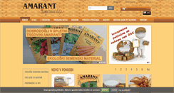 Desktop Screenshot of amarant.si