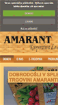 Mobile Screenshot of amarant.si