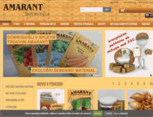 Tablet Screenshot of amarant.si